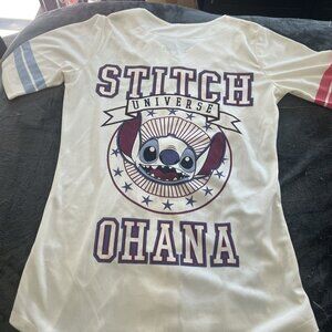 Disney Stitch Baseball Jersey Shirt Stitch Size Small
